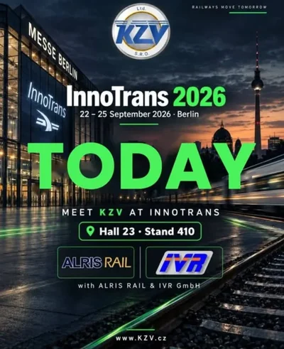 Meet KZV at InnoTrans 2026 in Berlin