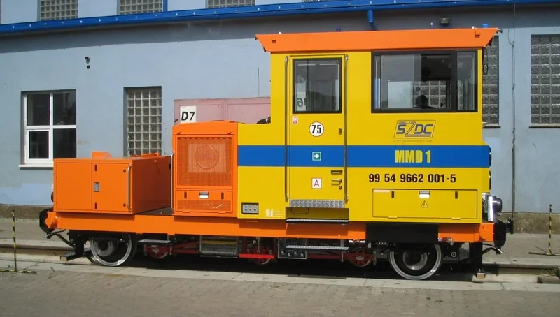 The MMD 1 measuring car built around an undercarriage of this kind; the undercarriage also fits under a towed flat wagon